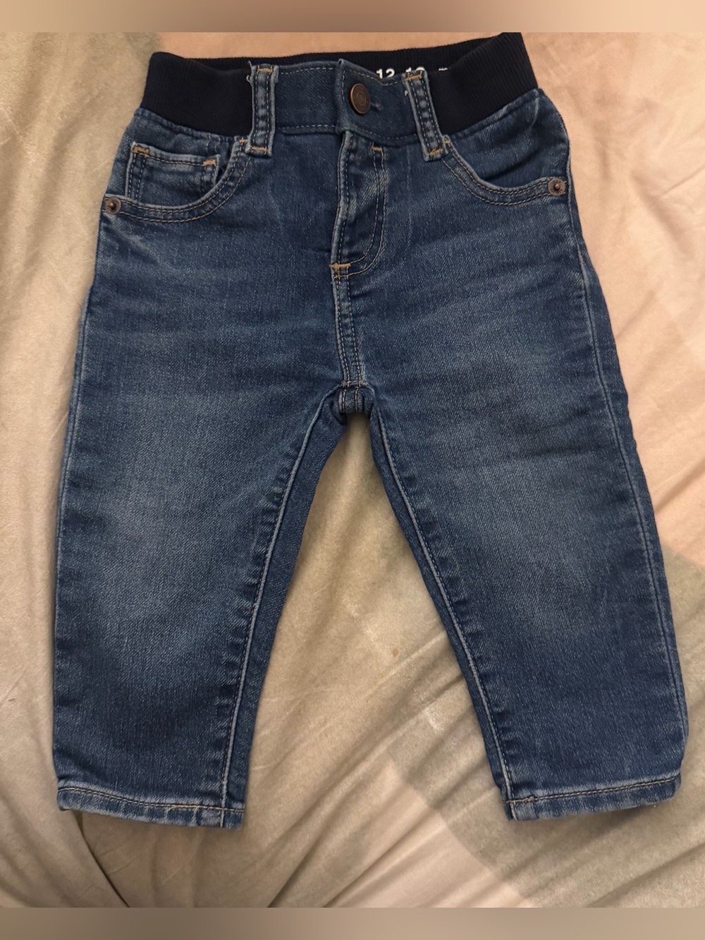 GAP | Slim Toddler Jeans in Dark Blue with Rib Waist
